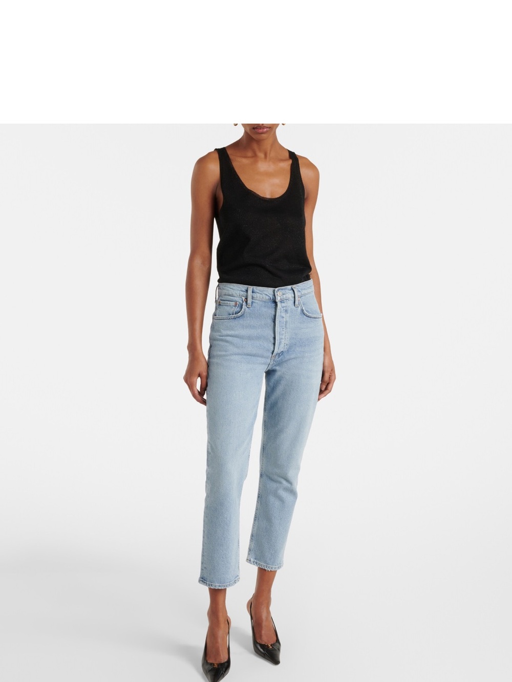 🩵Agolde Riley crop. Size 25. - Picture 2 of 3